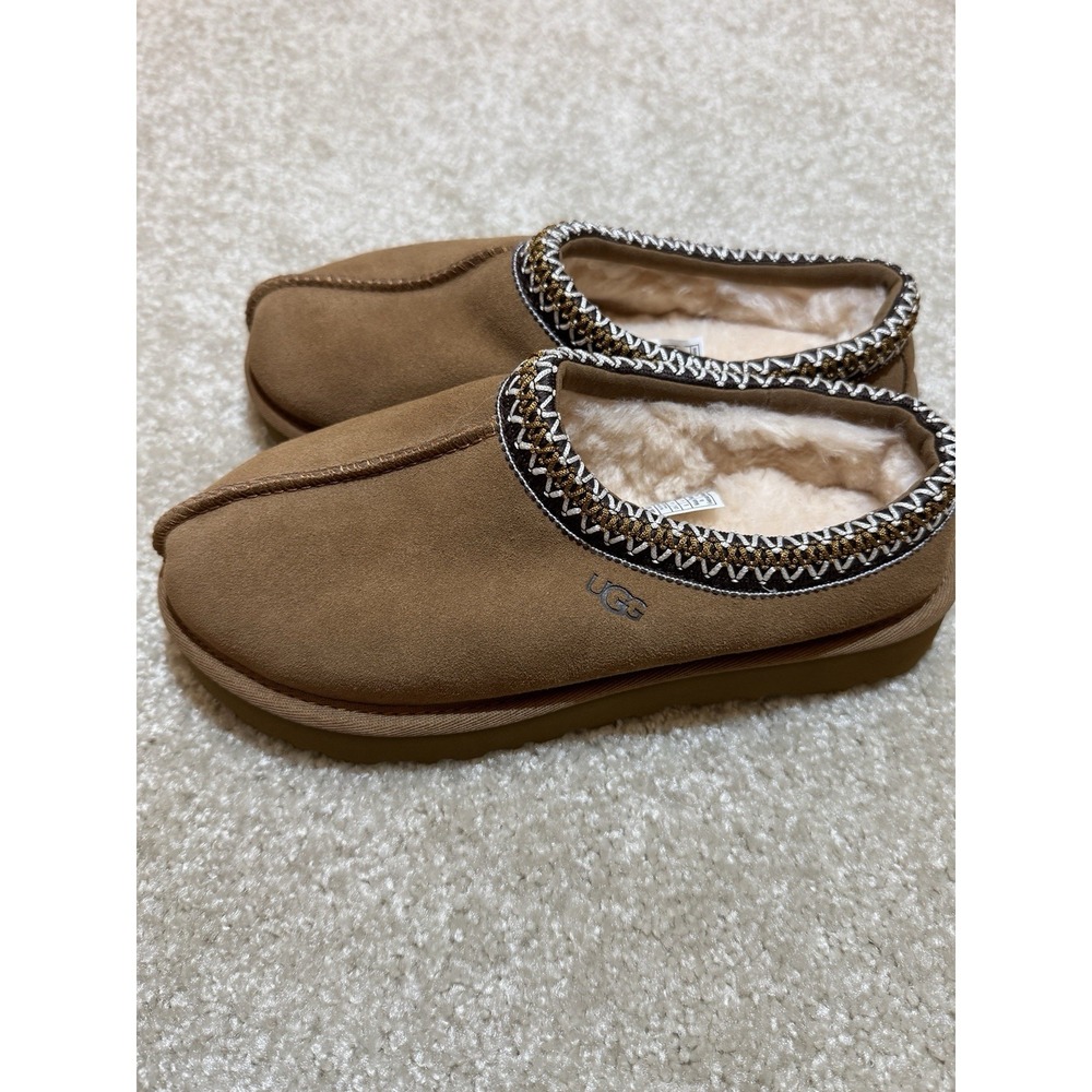 UGG Women's Tasman Chestnut shoes Suede upper Slipper Size US‎ 6 NEW no Box